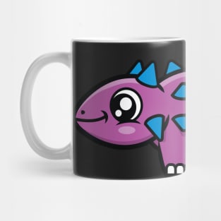 Ankylosaurus Dinosaur (Purple and Blue) Mug